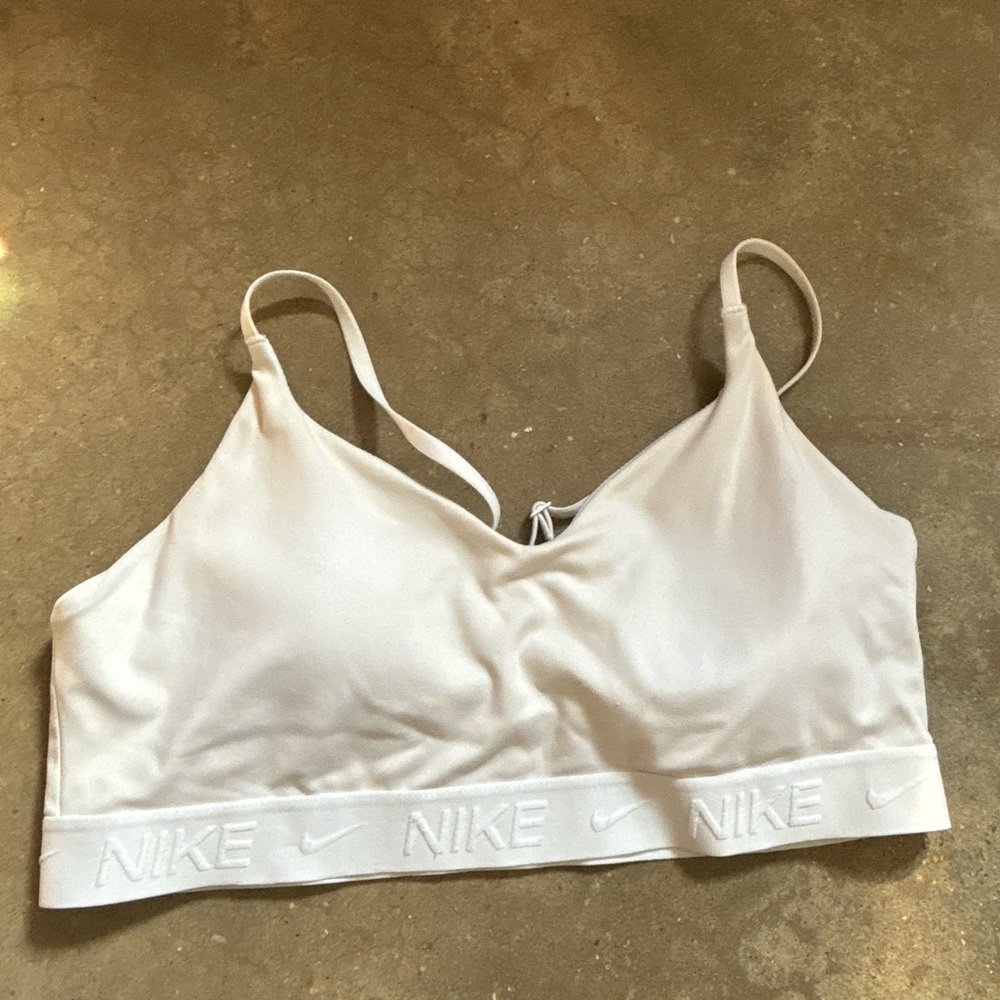 Nike Women's White Sports Bra